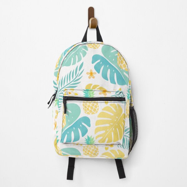 Item preview, Aloha, Pineapples, Palm Leaves, Monstera and Exotic Flowers designed and sold by Sandra Brezina.