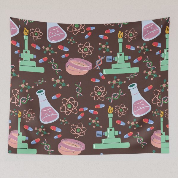 Item preview, Science pattern, medical pattern, colorful medical design pattern  designed and sold by Preslava Genova.