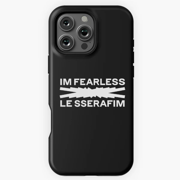 最新デザインの LE SSERAFIM LOGO (Black) iPhoneアクセサリー