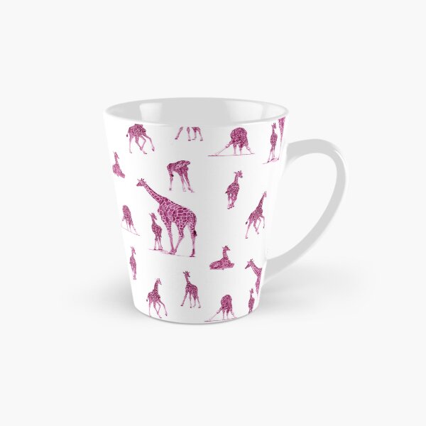 Item preview, Giraffe and giraffes pattern - purple colorized version designed and sold by SylvieG18.