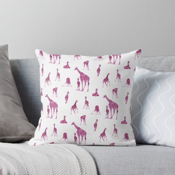 Item preview, Giraffe and giraffes pattern - purple colorized version designed and sold by SylvieG18.