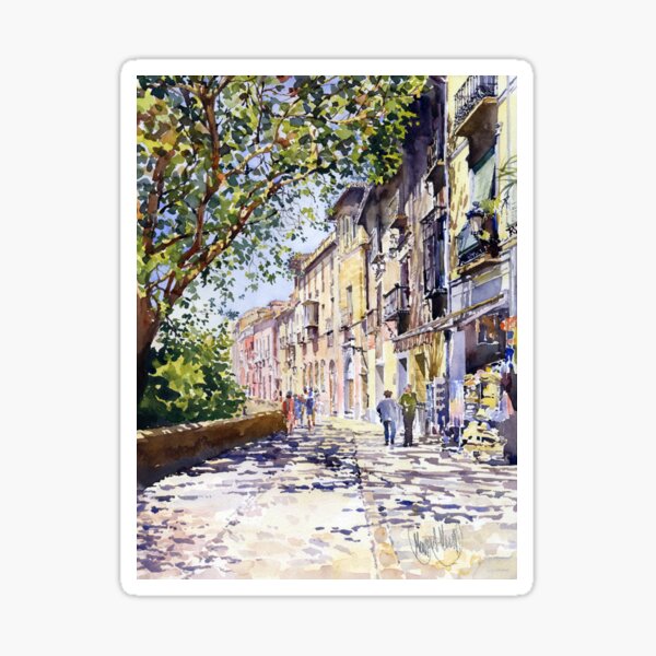 Item preview, Carrera Del Darro In The Albaicin, Granada, Spain designed and sold by Margaret Merry.