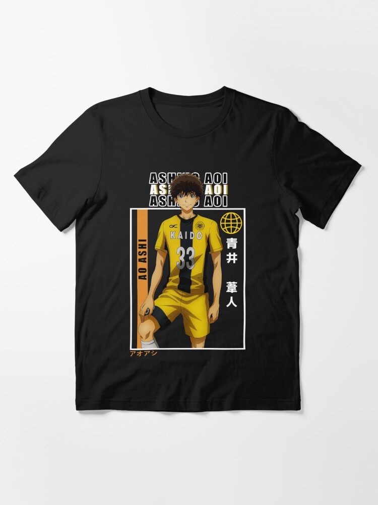 ao ashi anime, shirt Sticker for Sale by zizo37