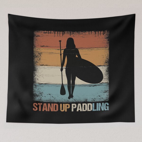 Item preview, Stand Up Paddling SUP Girl Stand-Up Paddling Water Sport SUP designed and sold by timelymetaphor4.