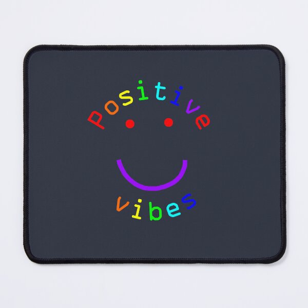 Item preview, Positive Vibes Smiley Face Rainbow Colors designed and sold by ellenhenry.