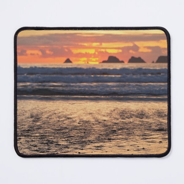 Item preview, camaret piles of peas at sunset in brittany designed and sold by Nebulae-Art.