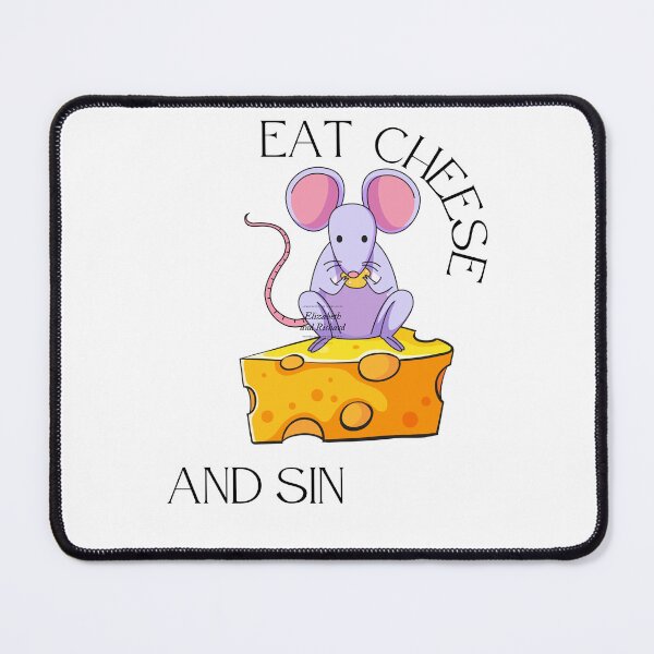 Item preview, Eat Cheese And Sin designed and sold by URBANHEROMEN.