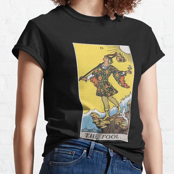 Vintage Tarot Card #0 The Fool Classic T-Shirt
