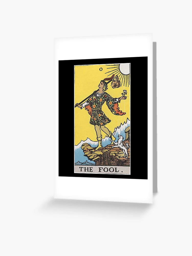 Vintage Tarot Card #0 The Fool