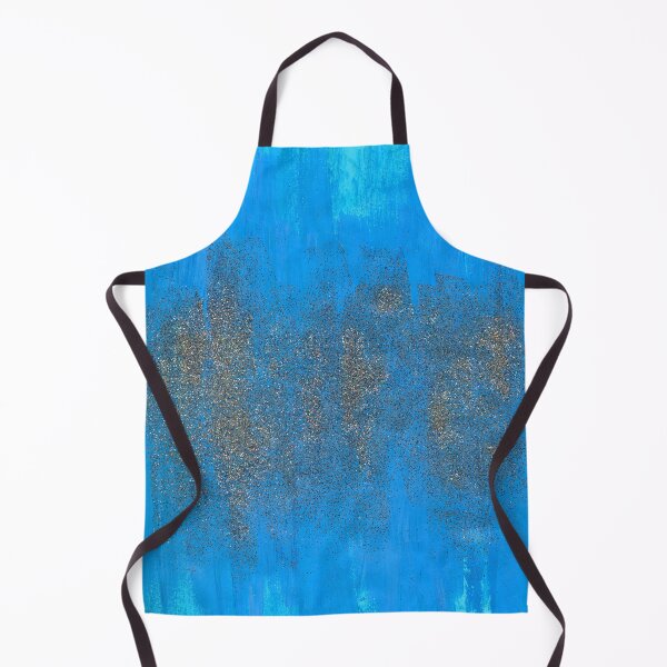 Item preview, Serene Blue Brushstrokes with Glitter Abstract designed and sold by Daydreamer Alley.