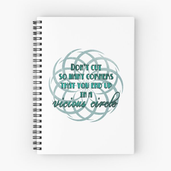 Item preview, Don't Cut Corners - Aqua designed and sold by JadeRyder.