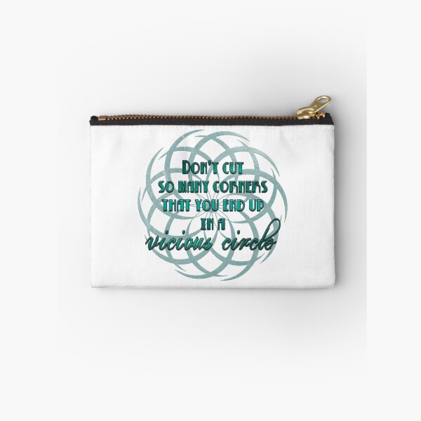 Item preview, Don't Cut Corners - Aqua designed and sold by JadeRyder.