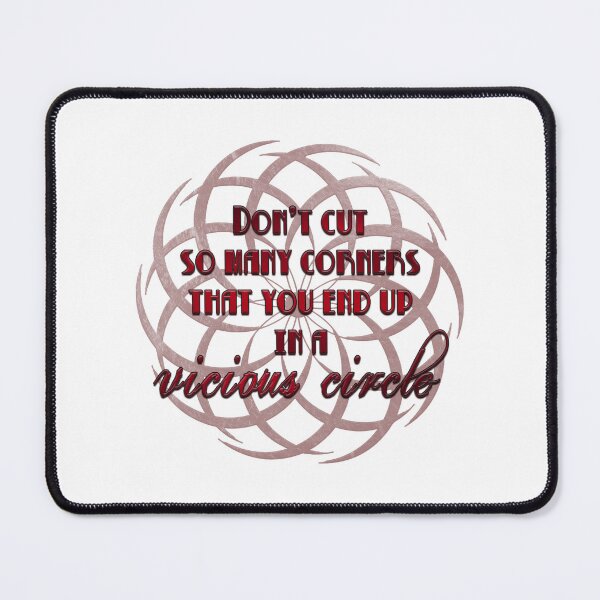 Item preview, Don't Cut Corners - Red designed and sold by JadeRyder.