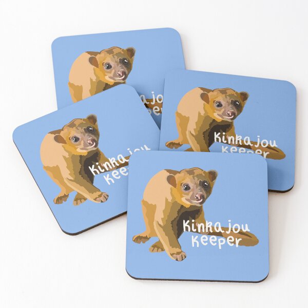 Item preview, K is for Kinkajou Keeper ,Kinkajou Keeper Design – Dedicated Tropical Mammal Care and Wildlife Keeper Artwork designed and sold by PrettylittlepastelUk.