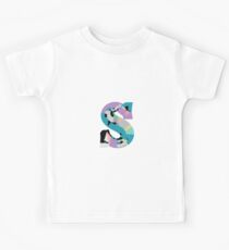 Lowercase pastel abstract check-s Kids Tee