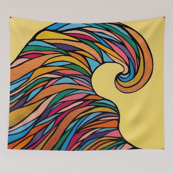 Item preview, Colorful Wave designed and sold by missingu7.