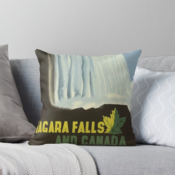 Item preview, Cataratas del Niágara, Ontario, Canadá - Impresión de publicidad de viajes vintage designed and sold by MSBDesign.