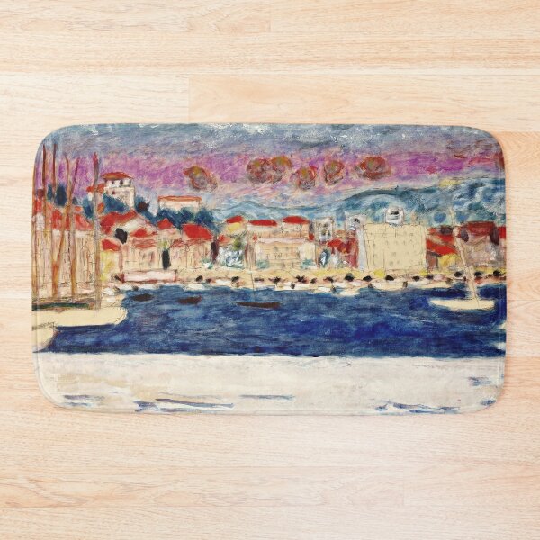 Item preview, Pierre Bonnard - Le port de Cannes 1935 - French Painter designed and sold by DejaVuStudio.