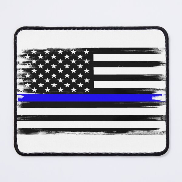 Item preview, Thin Blue Line American Flag designed and sold by Cute Shark.
