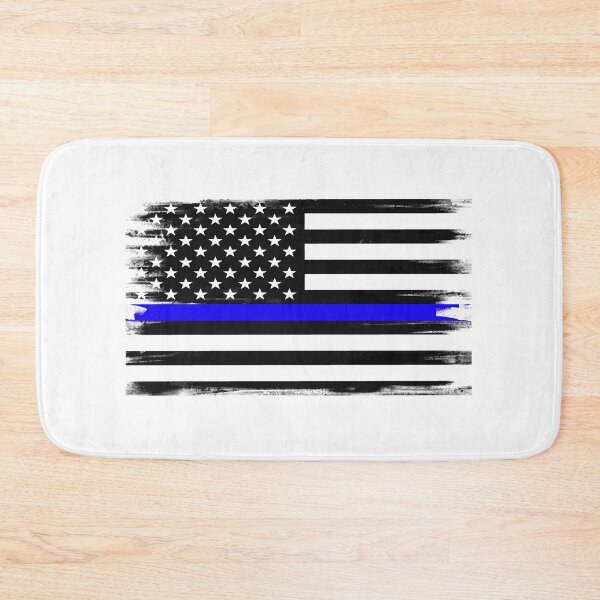 Item preview, Thin Blue Line American Flag designed and sold by Cute Shark.