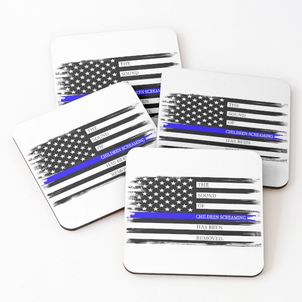 Item preview, Thin Blue Line American Flag designed and sold by Cute Shark.