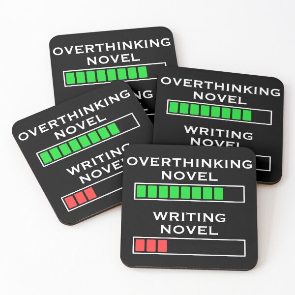 Item preview, Overthinking Novel vs. Writing Novel, Loading Bars designed and sold by ACC .
