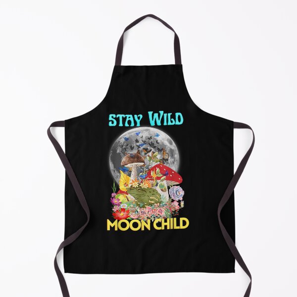 Item preview, vintage hippie boho style mushroom frog stay wild moon child designed and sold by ScottSlade.
