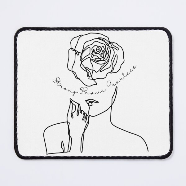 Item preview, Floral Woman- Abstract Face Line designed and sold by superone8.