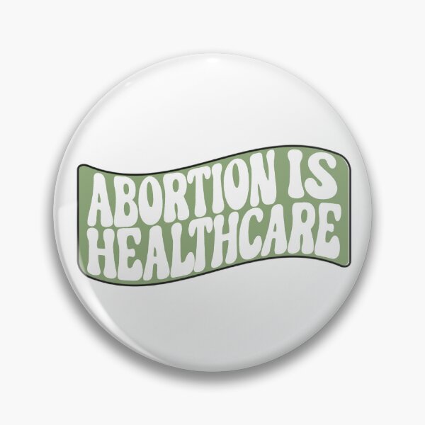 Item preview, Abortion is Healthcare Green and White Wavy Sign designed and sold by Jacqueline196.