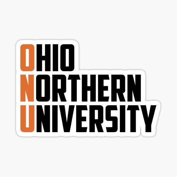 Ohio Northern University Inspired, ONU, Ohio Sticker