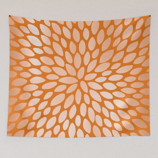 Item preview, Floral Bloom in Orange designed and sold by meggydesigns.