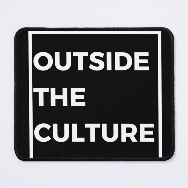 Item preview, Think Outside the Culture White letter with black background designed and sold by dineshshop1.
