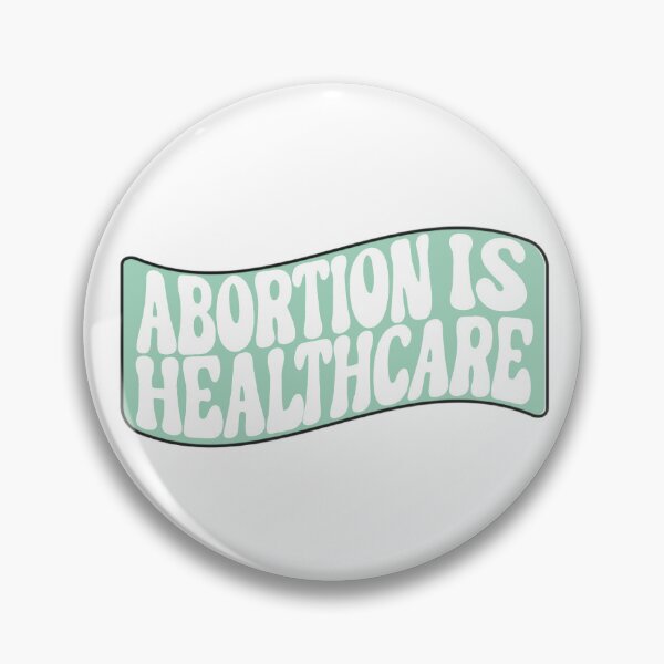 Item preview, Abortion is Healthcare Green and White Wavy Sign designed and sold by Jacqueline196.