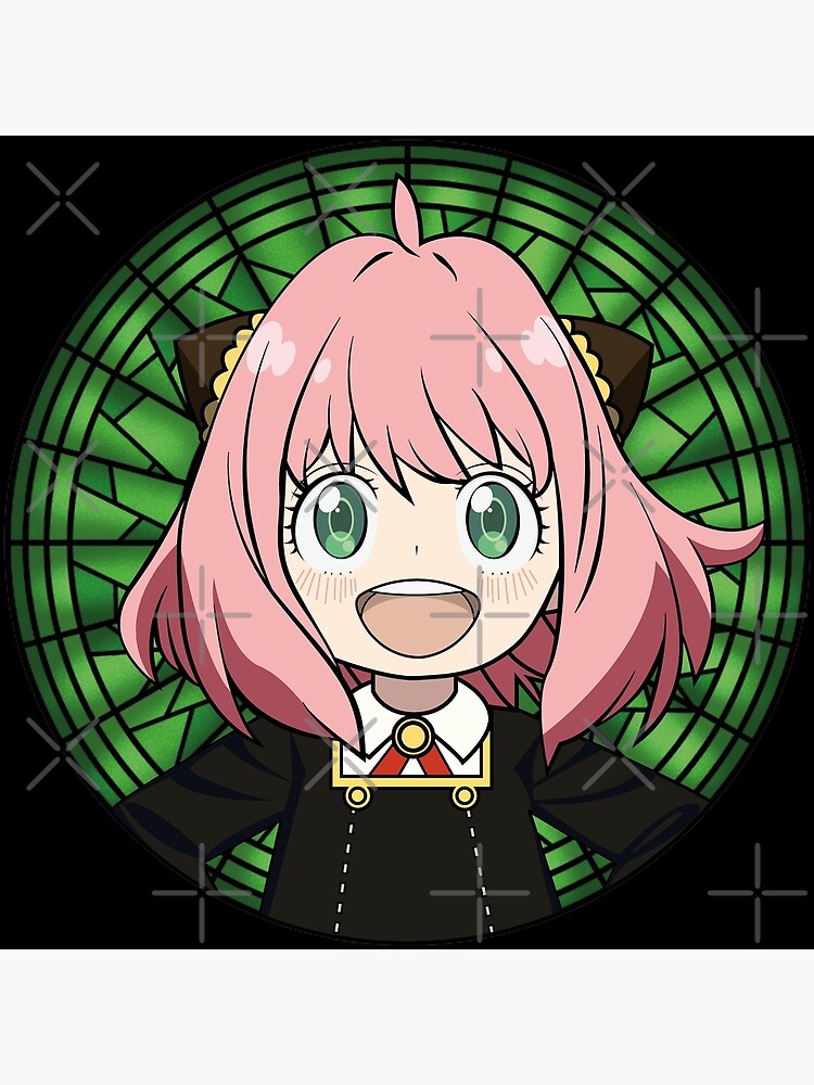 “Anya Forger heh Stained Glass aus dem Anime Spy x Family” Poster von
