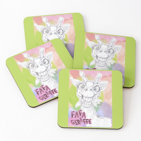 Item preview, FAFA Giraffe (drawing by ACCI) designed and sold by VanyssaGraphics.