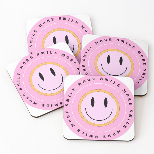 Item preview, smile more pink smiley  designed and sold by ciarameadows.
