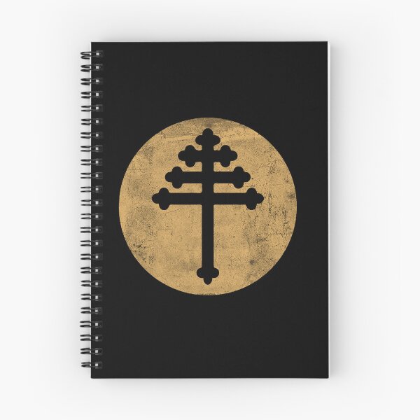 Item preview, Maronite cross in gold circle designed and sold by IsisOsiris.