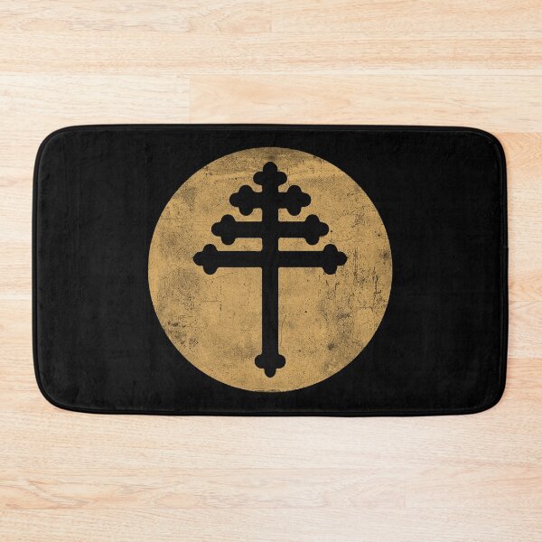 Item preview, Maronite cross in gold circle designed and sold by IsisOsiris.