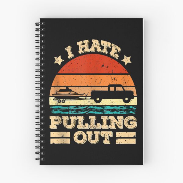 Item preview, I Hate Pulling Out Retro Boating Boat captain designed and sold by Cailyfixnity.