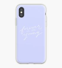 Vinilo o funda para iPhone Young Forever