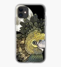 Black Cockatoo Moon iPhone Case