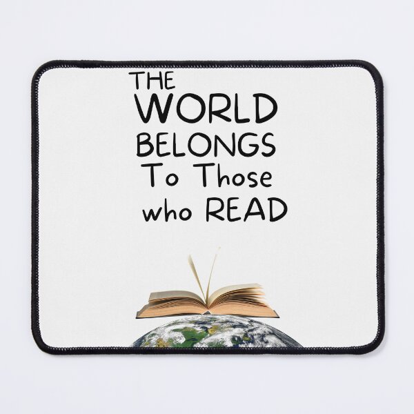 Item preview,  The World Belongs to those who read designed and sold by Oreo2020 Creations.