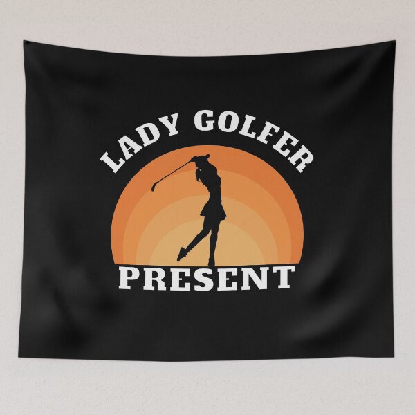 Item preview,  Lady golfer present sunset designed and sold by Phoenix-27.