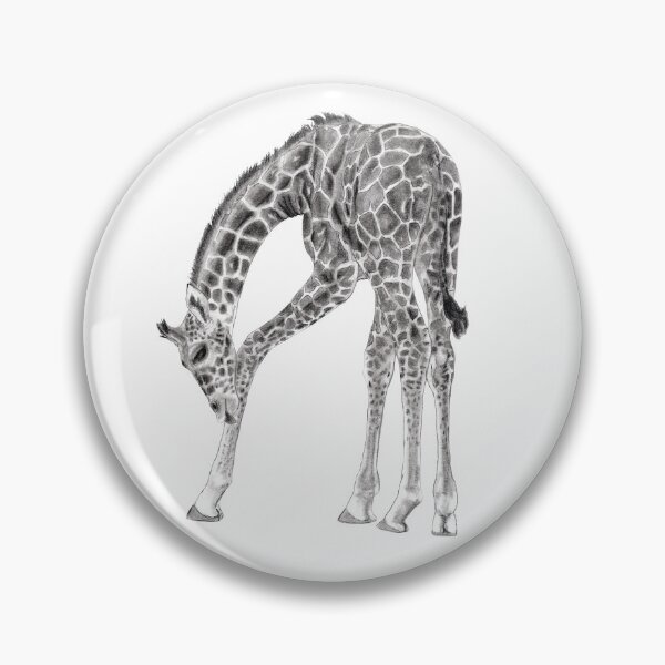 Item preview, Giraffe licking itself designed and sold by SylvieG18.