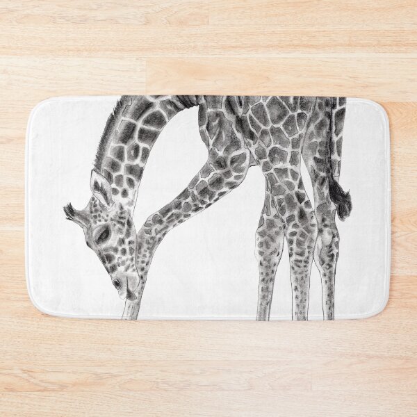 Item preview, Giraffe licking itself designed and sold by SylvieG18.