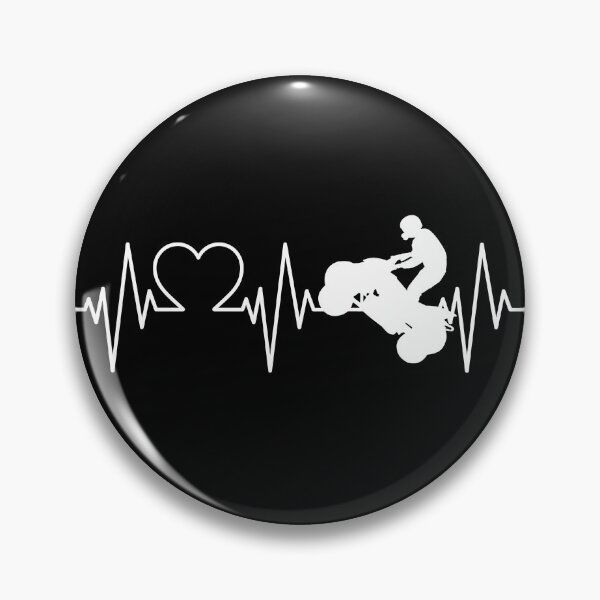 Item preview, I Love ATVs Heartbeat EKG designed and sold by GreatWest.