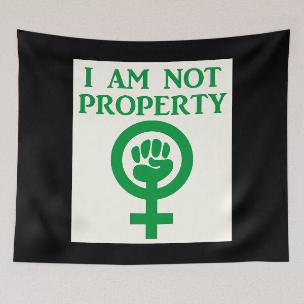 Item preview, Equal Rights for Women I Am Not Property designed and sold by Relics Of The Day.