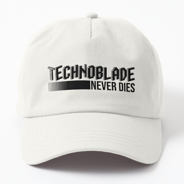 Technoblade never dies Knitted Cap Hat Man For The Sun black Hat