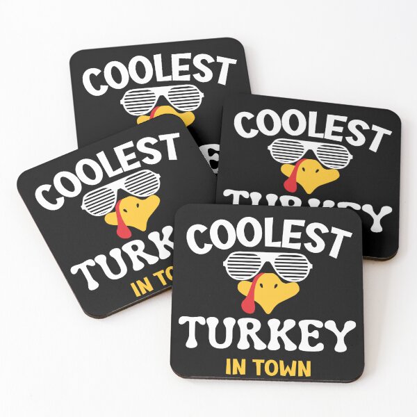 Item preview, Coolest Turkey in Town Cute Turkey Face Thanksgiving designed and sold by Sasikharn.