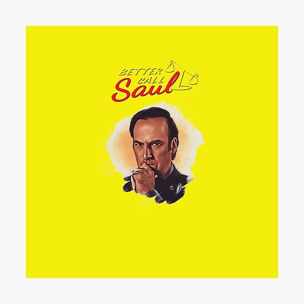 "Saul Goodman Better Call Saul with logo" Photographic Print for Sale